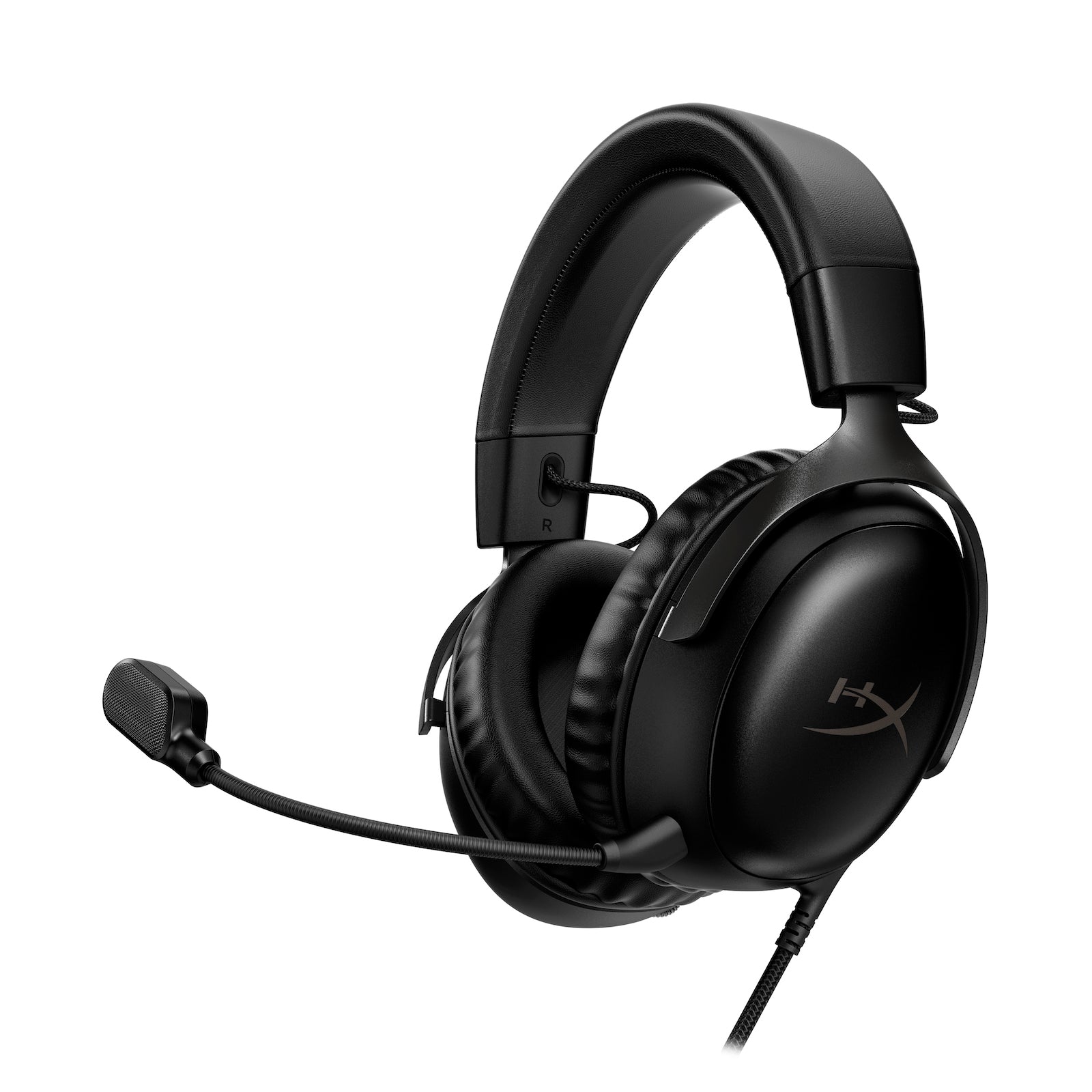 HyperX Cloud III 유선 블랙 모델과 탈착식 마이크
