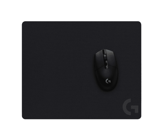 로지텍 G240 위에서 본 공식 사용 예시. 마우스는 포함되지 않습니다.